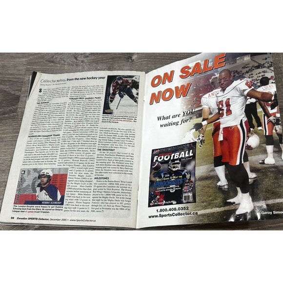 Canadian Sports Collector Magazines Vol. 16 no.3 Sidney Crosby Cover December 20 - Picture 5 of 6